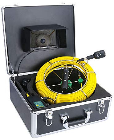 7 30 M 1080P HD Dual Camera Lens Drain Fogna Tubo endoscopio Industriale Ispezione Videocamera