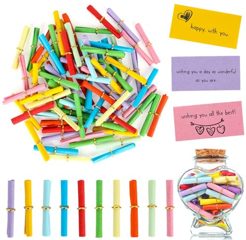400 Stück Buntes Papier Lose Tombola, 10 Farben Lose Zum Selber Beschriften | Tombola Lose mit Metallringen Papier Kleine Zettel für Botschaften, Buntes Papier für Partys, Veranstaltungen, Jubiläen