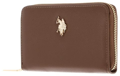 U.S. Polo Assn. Geldbörse Jones Zip Wallet Brown braun