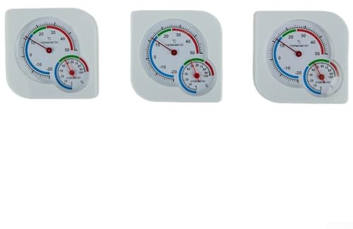 Indoor Outdoor Climate Monitoring 3Pcs For Thermometer with Hygrometer for Accurate Readings