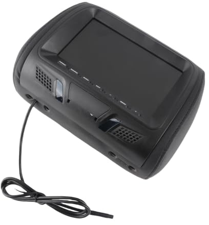 Tbest Monitor de Reproductor Multimedia MP5 para Respaldo de Asiento de Coche, Reposacabezas de 7 Pulgadas, Pantalla LCD, Soporte, Amplificador USB para Entretenimiento Trasero
