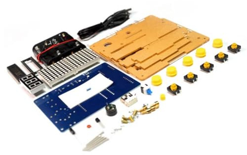 Retro Classic Electronics Kit de bricolage pour 51 consoles de jeu à puce unique + boîtier