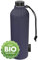 Emil Trinkflasche aus Glas für Mädchen & Jungen isolierte Glasflasche für Schule, Freizeit, Sport: Kinder & Eltern BIO Jeans 0,75l