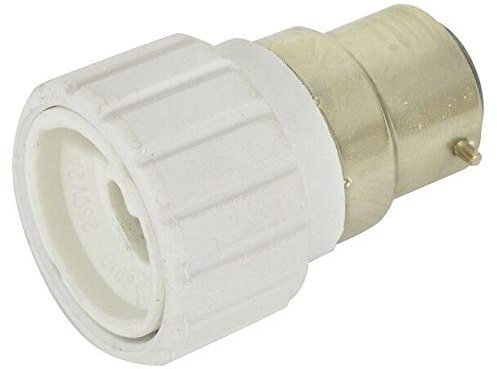 K M Electronics® BC Bayonet Cap Plug to GU10 Light Bulb Socket Adaptor X 1