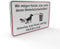 Betriebsausstattung24 Kein Hundeklo Hinweisschild „Wir mögen Hunde, Aber Nicht deren Hinterlassenschaften!“ - Querformat 30,0 x 20,0 cm - Aluminium Verbundplatte - Haufen aufsammeln