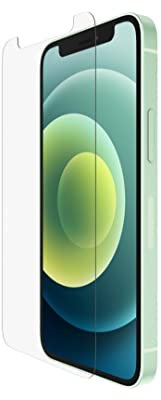 Belkin iPhone 12 mini Screen Protector TemperedGlass Anti-Microbial (Advanced Protection + Reduces Bacteria on Screen Up to 99%)