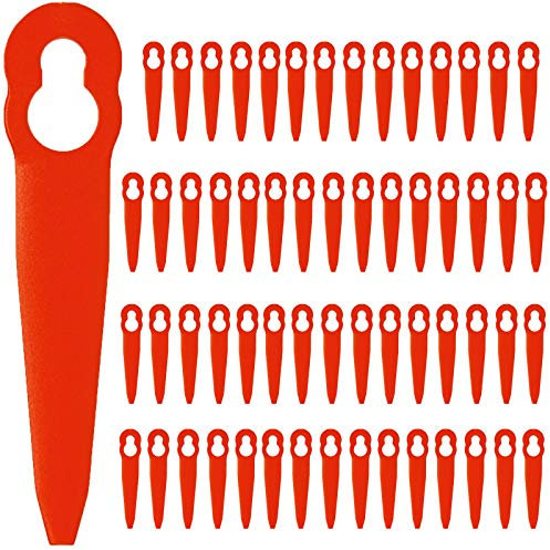 SPARES2GO Plastic Blades Compatible with STIHL FSA 45 Cordless Grass Trimmer Strimmer (Pack of 60)