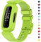 TopPerfekt Armbänder kompatibel mit Fitbit Ace 3 für Kinder, weiches Silikon, wasserdichtes Armband, Zubehör, Sportuhrenarmband Jungen Mädchen (lime)