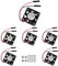 Dealikee 6 Stück Miniventilator für Raspberry Pi 5, Pi 4, Pi 3 B+, Pi 3B, Pi 2, 30x30x7mm Lüfter 3.3V 5V Hydrauliklager bürstenlos High Speed.