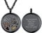 PROSTEEL Ciondolo Portafoto in Acciaio Inossidabile Nero Albero della Vita Collana con Foto Ciondolo Personalizzato