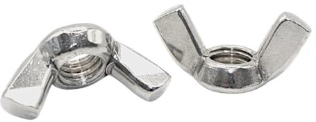 Flügelmuttern ähnl. DIN 315 (amerikanische Form) rostfreier Edelstahl V2A/A2 M6 // EHK-Verbindungstechnik