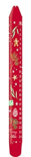 Adventskalender-Kerze – Alle Jahre wieder