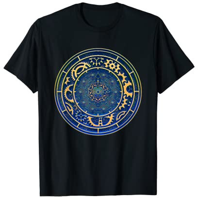 Steampunk-Uhr, Retro-Stil, rustikal, Art Deco T-Shirt