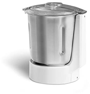 SPRINGLANE Edelstahlmixbehälter für Hochleistungsmixer Hanno, Weiß, spülmaschinengeeignet