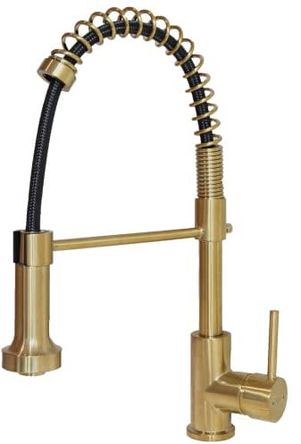 Essebagno Plimo mitigeur évier à douchette mobile or brossé