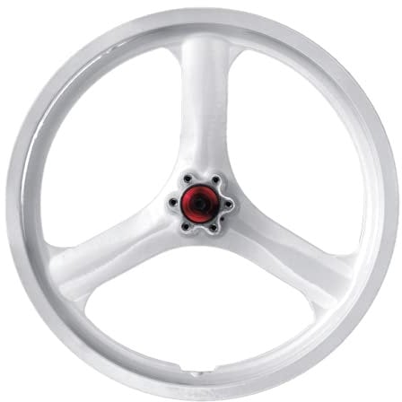 50,8 cm (20 Zoll) Magnesium-Legierung, Schnee-Bike-Felgen, 50,8 cm (20 Zoll) 3-Speichen-Fatbike-Felgen, leichteste und stärkste Metall-Felgen, All-in-One-Snow-Bike-Rad (vorne, schwarz)