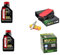 KIT TAGLIANDO CANDELA FILTRO OLIO ARIA OLIO MOTORE COMPATIBILE CON Honda 250 Forza ABS 2008 2011