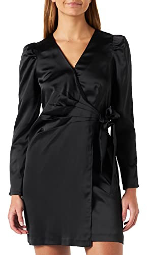 Naf Naf Damen Karina R2 Robe, Schwarz, 34