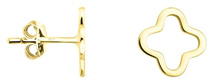 SOFIA MILANI - Damen Ohrringe 925 Silber - vergoldet/golden - Blumen Ohrstecker - E1900