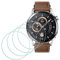MTHGH Protector de pantalla de vidrio templado Compatible con Huawei Watch GT 3 46 mm [4 paquetes], 9H dureza sensible a los arañazos al tacto película sin burbujas ultrafina cubierta protectora