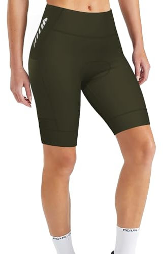 Lo.gas Radhose mit Polster Fahrrad Hosen Frauen Damen Radlerhose mit Polster atmungsaktiv Radhose Pitch Grün XXL