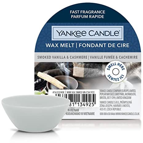 Yankee Candle Smoked Vanilla & Cashmere Wax Melt