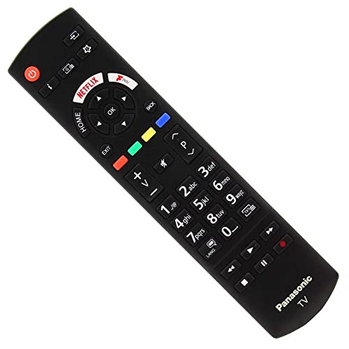 Original RC42129 RC42129M TV Remote Control Compatible For Panasonic 30100900 30103575 4K Ultra HD HDR LED TV TX-24JS350B TX-32JS350B TX-43FX550B TX-49FX555B TX-50HX580B TX-55HX580B TX-65HX580B