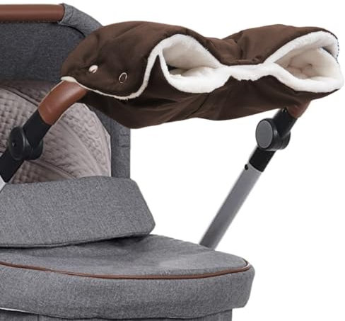 Kinderwagen Handwärmer,Universalgröße Handwärmer für Kinderwagen Buggy zubehör Handschuhe Handmuff mit Warm Fleece,Kinderwagenmuff für Wasserdicht und Winddicht,Hält Die Hände im Winter Schön Warm