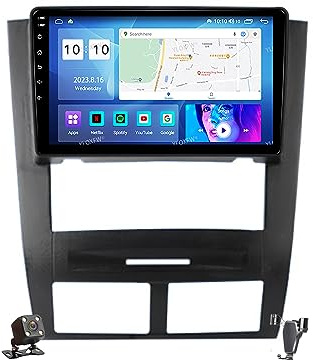 YLOXFW Android 12.0 Radio 2 Din Estéreo con 4G WiFi DSP Carplay para SsangYong Rexton 2002-2006 GPS Sat Navi 9'' Pantalla Táctil Multimedia Vídeo Reproductor BT FM Receptor,M200s