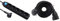 Electraline 32052 Bloc 5 Prises avec Interrupteur/fiche Plate 1,5 m Noir & Zenitech Prolongateur 16A 2P+T HO5VV-F 3G1,5mm² Noir 5m