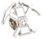 Pin Anstecker Spitzhacken + Lampe S&E Schlägel und Eisen Kohlebergbau Bergbau