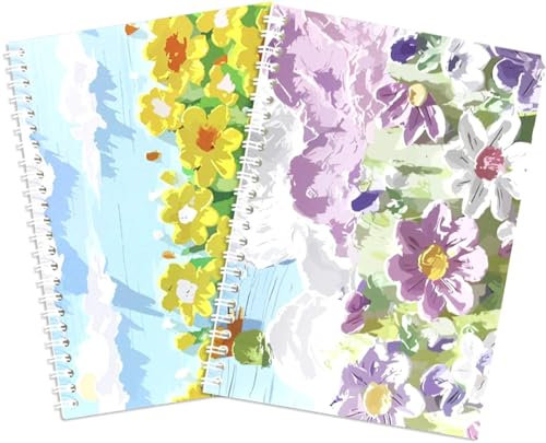 2Pcs Aufkleber-Sammelalbum, BetterJonny Leer Sticker Sammelalbum A5 Leeres Stickeralbum Wiederverwendbares Aufkleberbuch zum Sammeln von Stickern für Kinder und Erwachsene, 64 Blätter/128 Seiten(B)