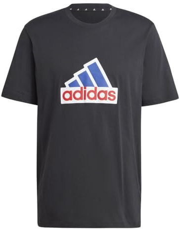Adidas T-Shirt (Short Sleeve) Future Icons Badge of Sport T-Shirt, Black, IS9596, XL