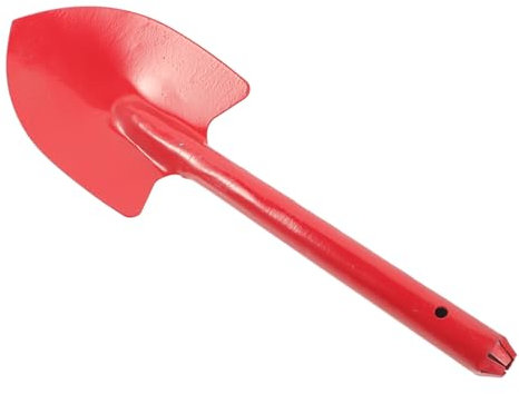 FUNOMOCYA Manche De Pelle À Terre en Métal Épais pour Cheminée À Charbon Et Jardin Couleur Aléatoire