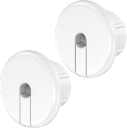 Yuiturt 2 Weiße Wall Bushing Grommet Wanddurchführungen, Kabeleinfädlerkämme für Ethernet-Kabel, 1-Zoll Wandloch Durchführungen für Starlink Dishy, Kabeldurchführung Set