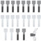 40 Stück Selbstklebende Cable Ties,Ladekabel Organizer,Kabelclips Selbstklebend,Kabel Organizer für die Wand,Unter Dem Schreibtisch,Auf Dem Schreibtisch