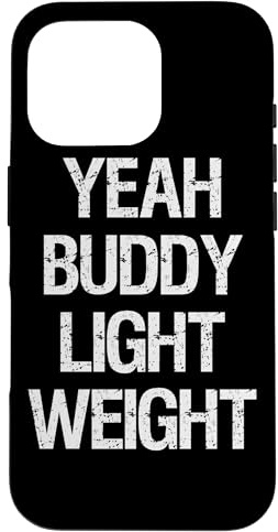Hülle für iPhone 16 Pro Yeah Buddy - Bodybuilding Training Gym Fitness