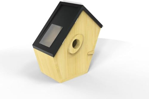 Eyrizon Smart Bird House with 5MP HD Camera, Solar-Powered & Night Vision - IP66 Weatherproof, App-Controlled Bird Watching for Bird Enthusiasts