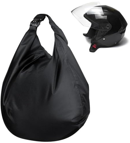 CUEMOON Borsa per casco da moto con serratura da 30 l, grande, Oxford, con chiusura a chiave, per casco da moto, caschi da sci, basket, fitness