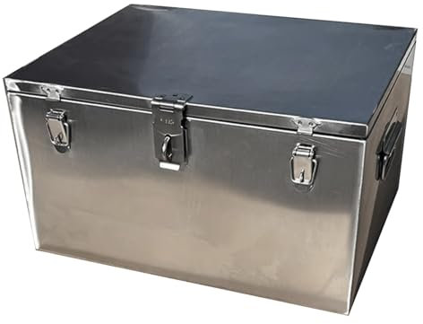 Werkzeugbox Alu, Wasserfeste Deichselbox, Transportbox, Werkzeugkiste für Wohnmobile, Geländefahrzeuge, Anhänger und Lkws(50x30x30cm/19.5x12x12in)