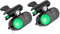 2 x Bissanzeiger, verbesserte empfindliche elektronische Angelalarm-Anzeige, Sound-Bisswarnglocke mit LED-Lichtern
