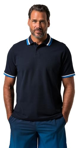 JP 1880 Herren große Größen Übergrößen Menswear L-8XL JP1880 Poloshirt FLEXNAMIC®, Halbarm, bis 8 XL Navy blau XL 840103130-XL