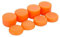 8 Stück Pcs Analog Controller Gamepad erhöhte Antislip Daumen Stick Griff Thumbsticks Joystick Kappe Abdeckung für PS4, PS3, Ausschalter Pro, Xbox One, Xbox 360, Wii U, PS2 Controller (orange)