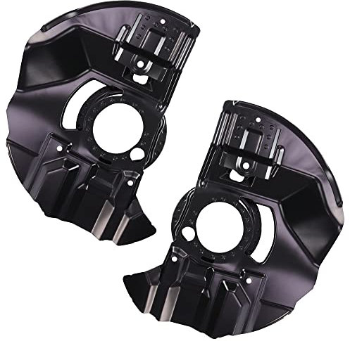BESTPRICE 2x Ankerblech vorne links & rechts Spritzbelch Deckblech für Bremsscheibe Kompatibel mit BMW 3er (E46), 3er Cabriolet (E46), 3er Compact (E46), 3er Coupe (E46), 3er Touring (E46)