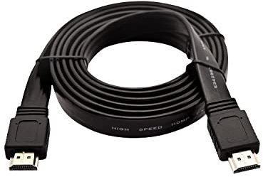 V7 Cavo HDMI (m/m) 2 metri (6,6 piedi) alta velocità ed Ethernet flat, nero