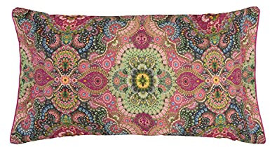Pip Studio Zierkissen Dekokissen Moon Delight Pink Perkal Blumen Ornamente 45 cm x 45 cm