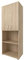 möbelando Kombi Schrank Aktenschrank Standschrank Beistellschrank Regal Büro Trio 22 Sonoma/Eiche