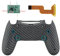 eXtremeRate Dawn 2.0 FlashShot con Remap Kit para ps4 Control CUH-ZCT2,Board de Actuelización&Carcasa Trasera&2 Botones Traseros&2 Gatillos Bloqueos para ps4 Mando JDM 040/050/055(Fibra de Carbono)