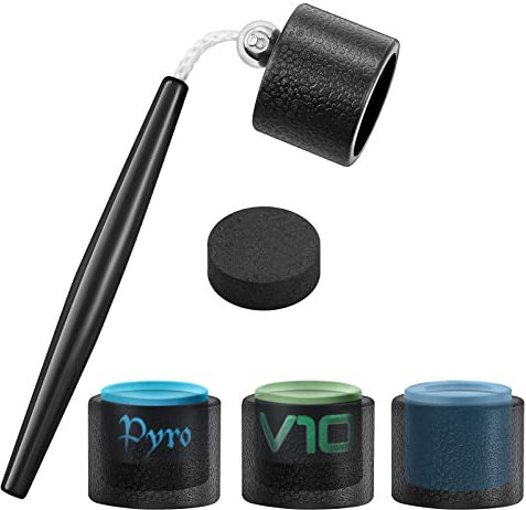 Pool-Kreidehalter, Kreidehalter für Billard, Pool-Queue-Kreidehalter, tragbarer Taschen-Pool-Stick-Kreidehalter, Billardqueue, Snooker-Zubehör für den Einsatz Taom Pyro, Taom V10 Kreide und generische
