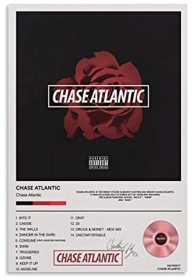 Chase Atlantic Poster Dekorative Malerei Leinwand Wandkunst Wohnzimmer Poster Schlafzimmer Malerei, Leinwand Kunst Poster Und Wandkunst Bilddruck Moderne Familienzimmer Dekor 12x18inch(30x45cm)